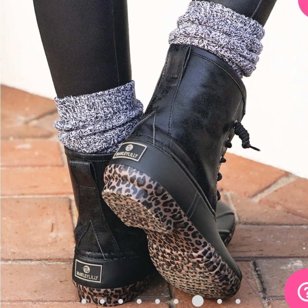 Cheetah print boots BRANDNEW